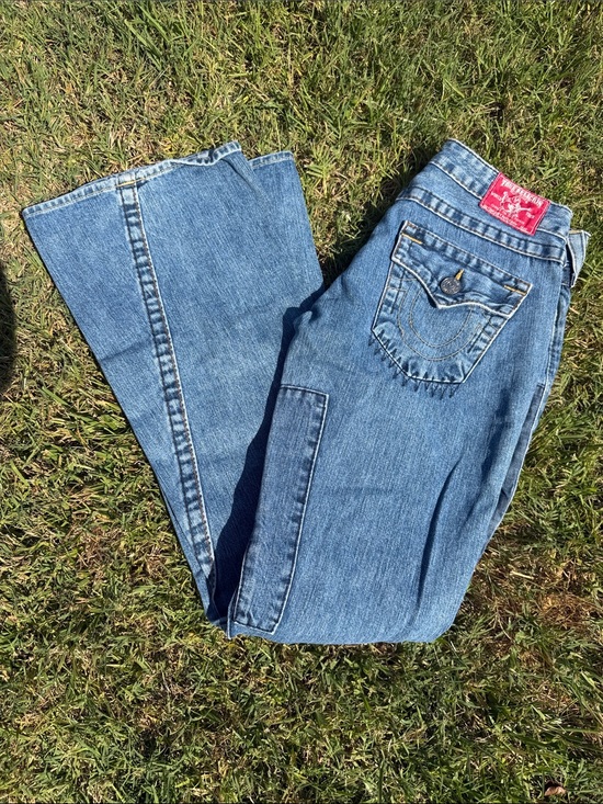 True Religion Denim - True Religion Blue Women's Jeans with patch Pocket Detail
